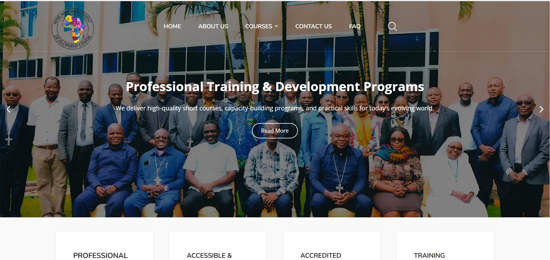 Happy Miracle Children Foundation website screenshot